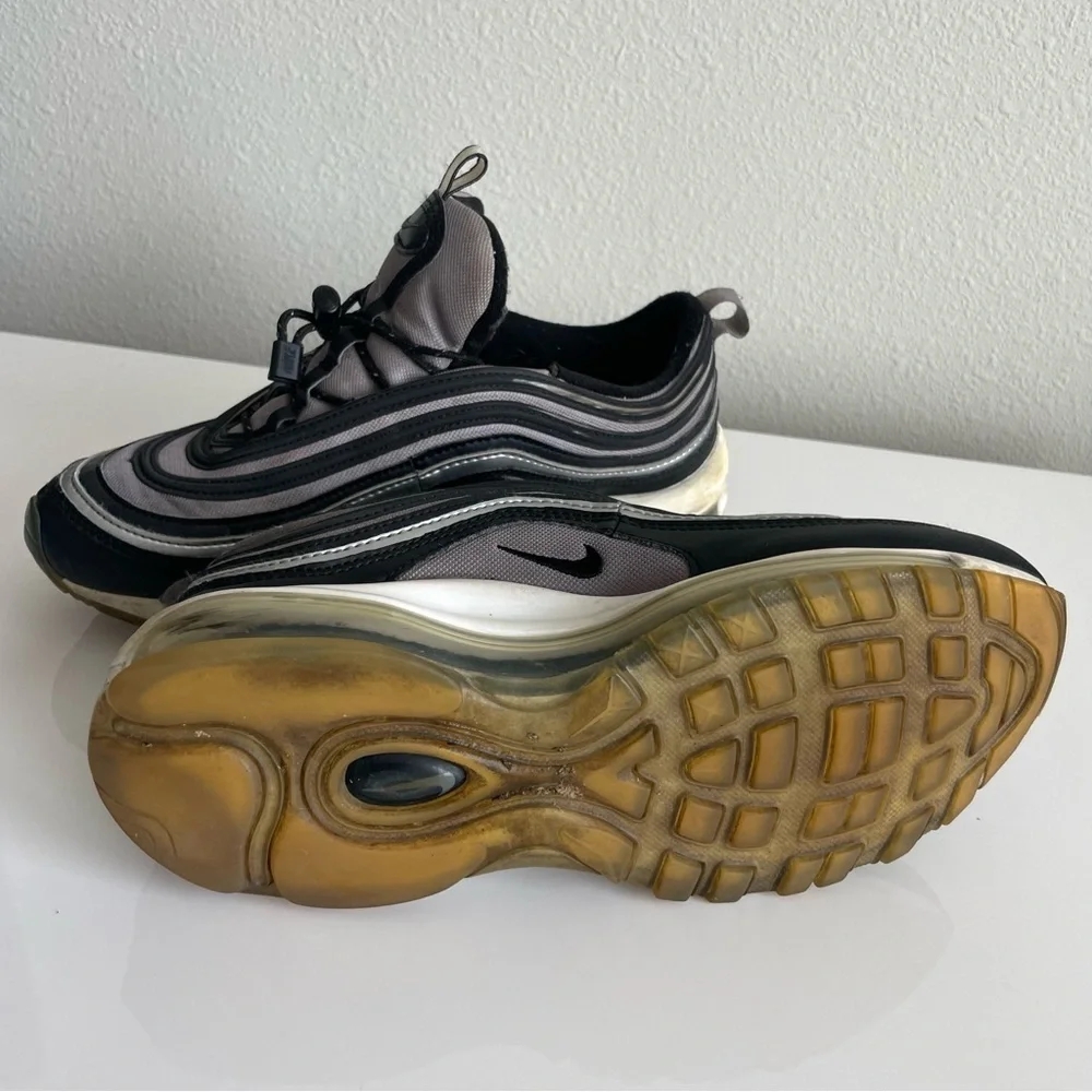 Nike Air Max 97 Black and Silver Sneakers